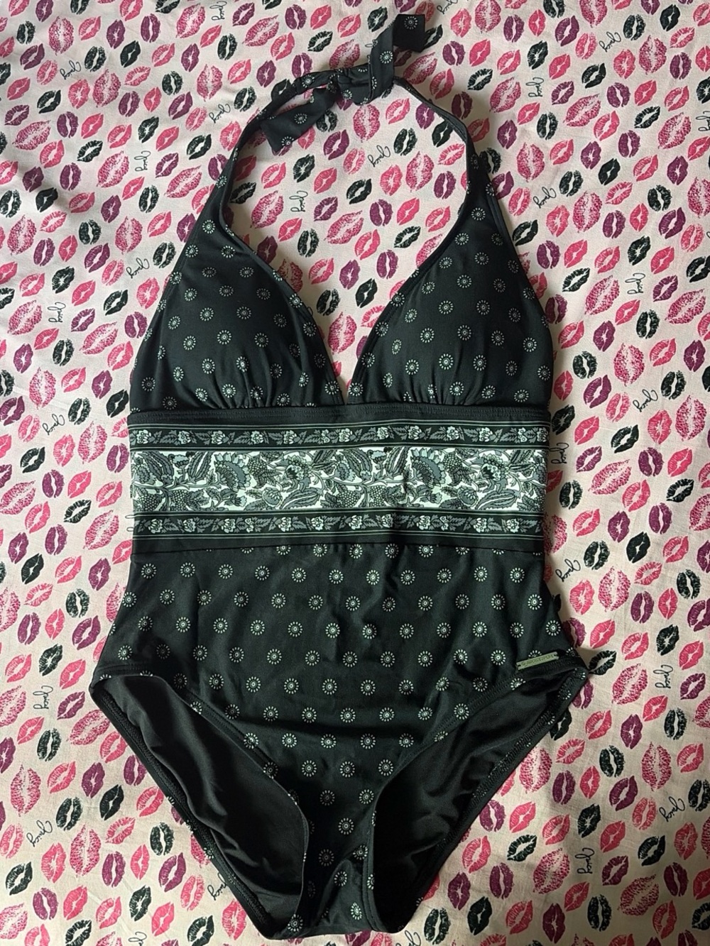 Michael Kors halter one piece bathing suit